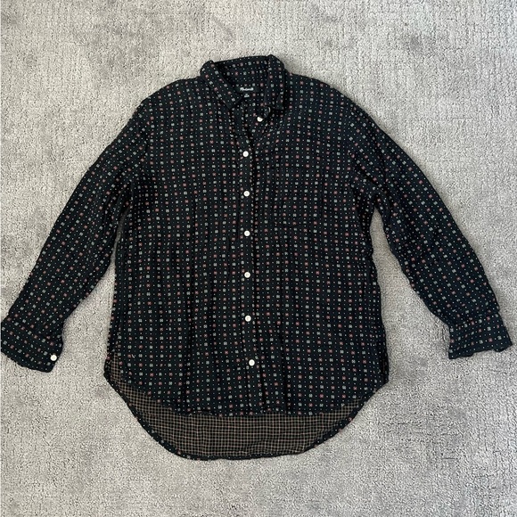 Madewell Ex Boyfriend Oversized Button Up Shirt - Picture 3 of 6